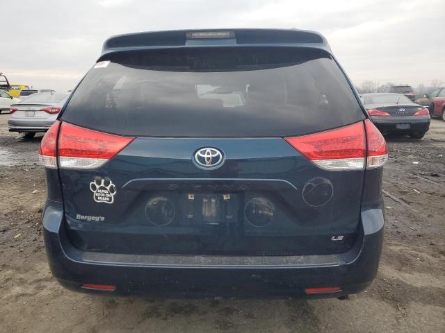 5TDKK3DC9BS069441 - 2011 TOYOTA SIENNA LE BLUE photo 6