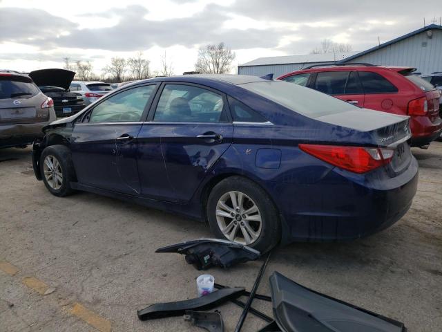 5NPEB4AC3DH682722 - 2013 HYUNDAI SONATA GLS BLUE photo 2