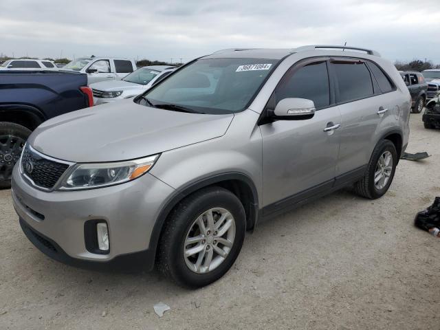 5XYKT3A68FG658401 - 2015 KIA SORENTO LX GRAY photo 1