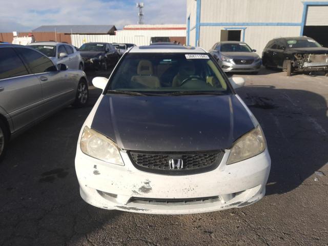 1HGEM22915L037244 - 2005 HONDA CIVIC EX WHITE photo 5