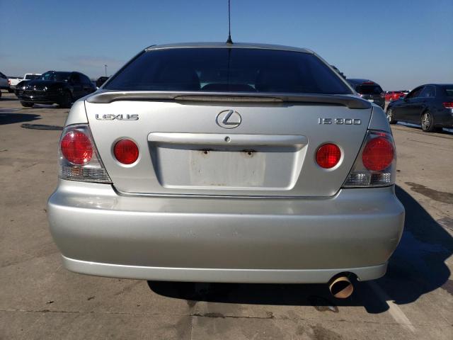 JTHBD182810027729 - 2001 LEXUS IS 300 SILVER photo 6