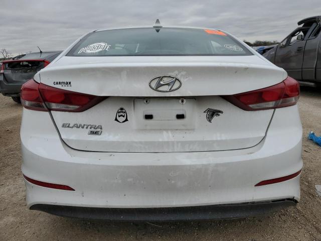 5NPD74LF5HH212041 - 2017 HYUNDAI ELANTRA SE WHITE photo 6