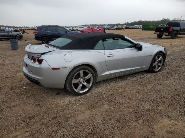 2G1FC3DD5B9202110 - 2011 CHEVROLET CAMARO LT SILVER photo 3