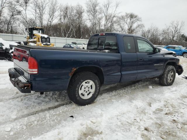 1B7GL32X92S640457 - 2002 DODGE DAKOTA SPORT BLUE photo 3