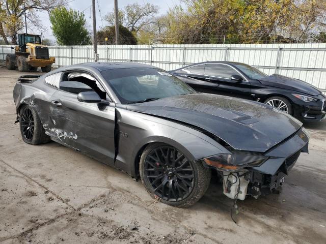 1FA6P8CF6J5176100 - 2018 FORD MUSTANG GT GRAY photo 4