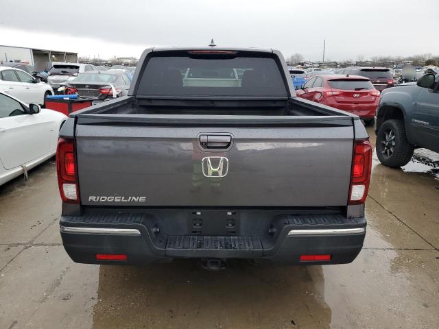 5FPYK2F41HB009054 - 2017 HONDA RIDGELINE RTS GRAY photo 6