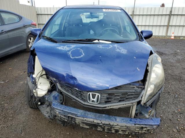 JHMGE8H59CC008369 - 2012 HONDA FIT SPORT BLUE photo 5