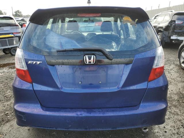 JHMGE8H59CC008369 - 2012 HONDA FIT SPORT BLUE photo 6