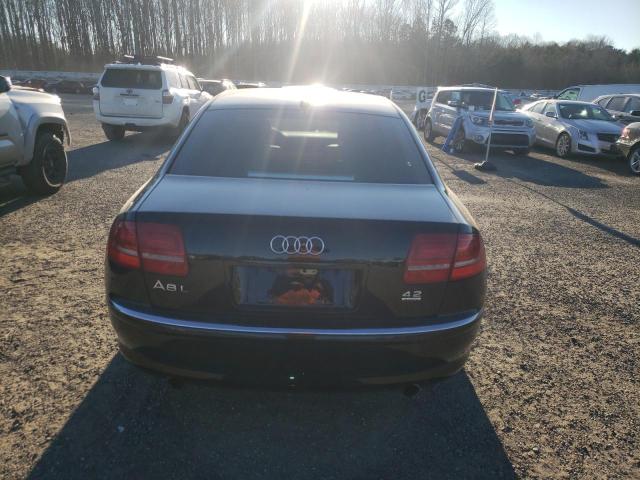 WAURVAFA2AN006964 - 2010 AUDI A8 QUATTRO BLACK photo 6