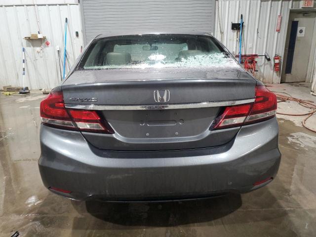 2HGFB2F5XDH508157 - 2013 HONDA CIVIC LX GRAY photo 6