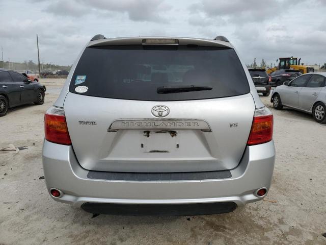 JTEDS41A682017231 - 2008 TOYOTA HIGHLANDER SILVER photo 6