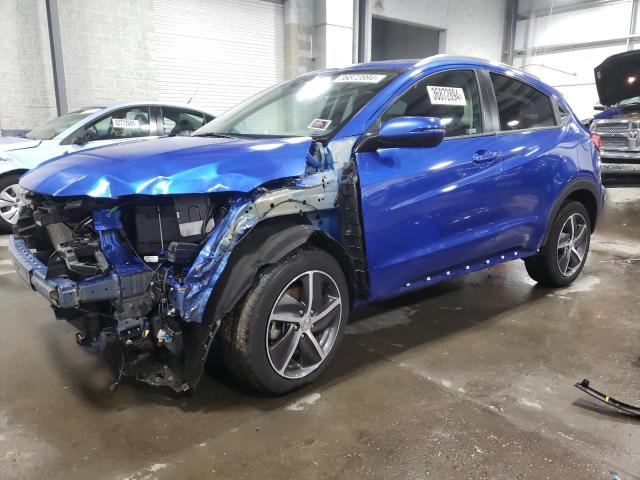 3CZRU6H57MM745856 - 2021 HONDA HR-V EX BLUE photo 1