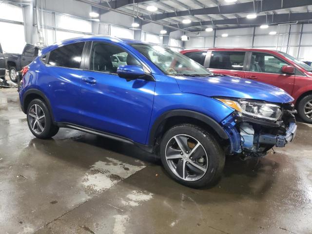 3CZRU6H57MM745856 - 2021 HONDA HR-V EX BLUE photo 4