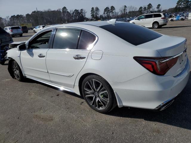 JH4KC2F90KC000291 - 2019 ACURA RLX SPORT HYBRID ADVANCE WHITE photo 2