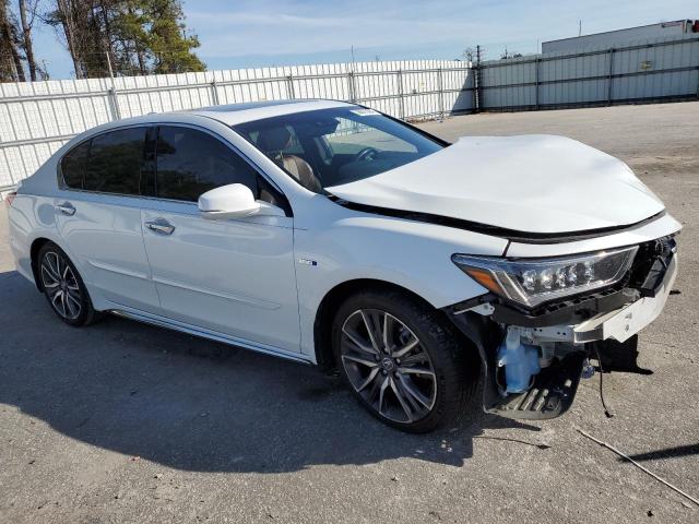 JH4KC2F90KC000291 - 2019 ACURA RLX SPORT HYBRID ADVANCE WHITE photo 4