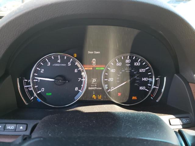 JH4KC2F90KC000291 - 2019 ACURA RLX SPORT HYBRID ADVANCE WHITE photo 9