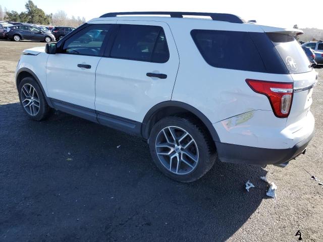 1FM5K8B86FGA14689 - 2015 FORD EXPLORER WHITE photo 2