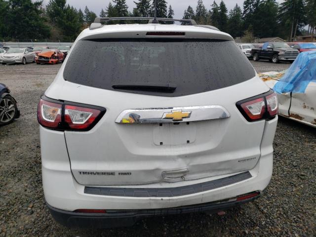 1GNKVFED8HJ210058 - 2017 CHEVROLET TRAVERSE LS WHITE photo 6