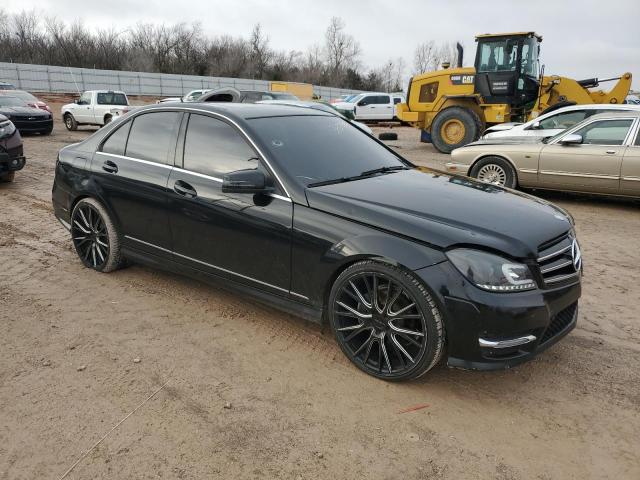 WDDGF4HB7EG187980 - 2014 MERCEDES-BENZ C 250 BLACK photo 4