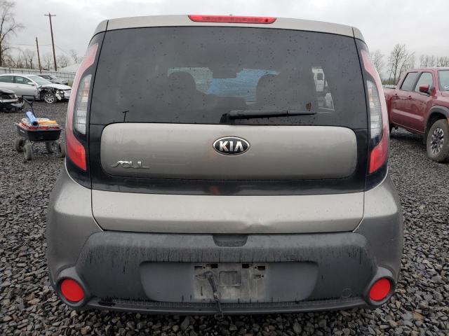 KNDJN2A24G7274501 - 2016 KIA SOUL GRAY photo 6