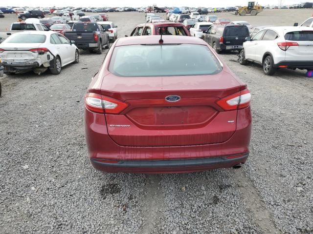 1FA6P0H73G5115816 - 2016 FORD FUSION SE RED photo 6