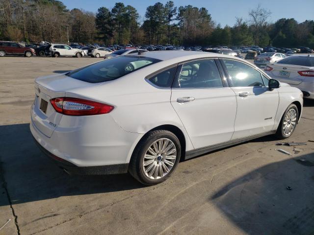 3FA6P0UU6ER274660 - 2014 FORD FUSION S HYBRID WHITE photo 3