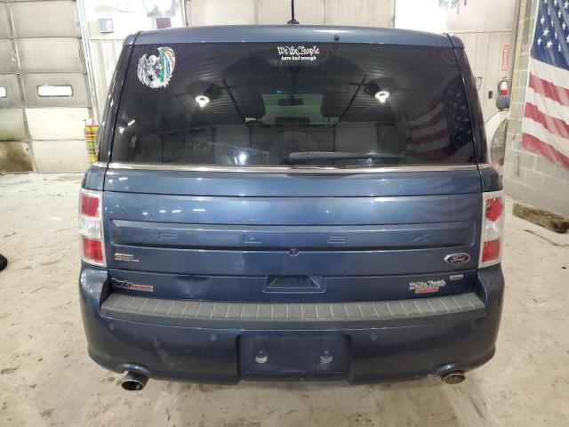 2FMHK6C88JBA03824 - 2018 FORD FLEX SEL BLUE photo 6