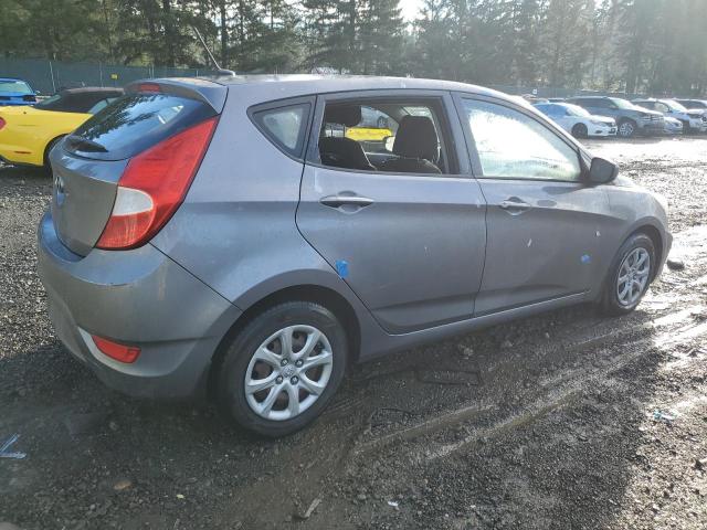 KMHCT5AEXEU157655 - 2014 HYUNDAI ACCENT GLS GRAY photo 3