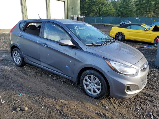 KMHCT5AEXEU157655 - 2014 HYUNDAI ACCENT GLS GRAY photo 4