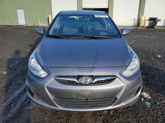 KMHCT5AEXEU157655 - 2014 HYUNDAI ACCENT GLS GRAY photo 5