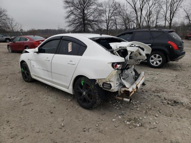 JM1BK323881826676 - 2008 MAZDA MAZDA3 S WHITE photo 2