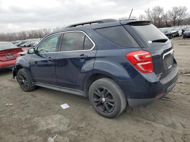 2GNALCEK4H1572154 - 2017 CHEVROLET EQUINOX LT BLUE photo 2