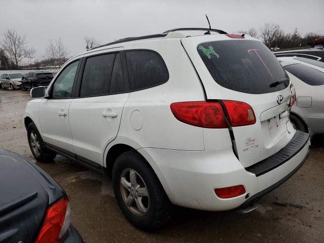 5NMSG13D57H036947 - 2007 HYUNDAI SANTA FE GLS WHITE photo 2