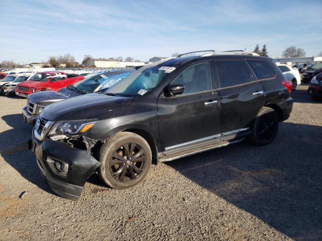 5N1DR2MM7HC673759 - 2017 NISSAN PATHFINDER S BLACK photo 1