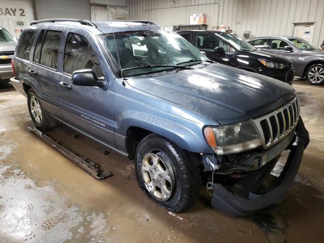 1J4GW48S12C290495 - 2002 JEEP GRAND CHER LAREDO BLUE photo 4