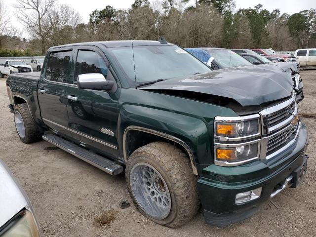 3GCPCTECXFG498917 - 2015 CHEVROLET SILVERADO C1500 HIGH COUNTRY GREEN photo 4