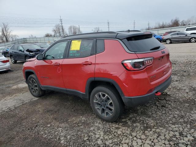 3C4NJDDB2MT572301 - 2021 JEEP COMPASS TRAILHAWK RED photo 2