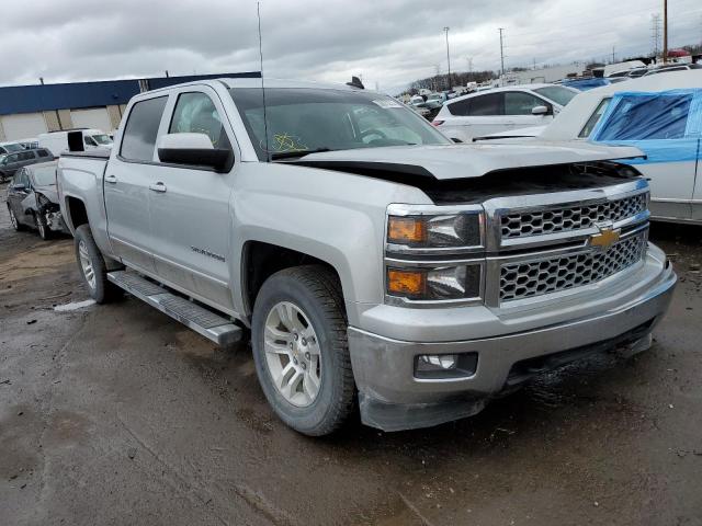 3GCUKREC9FG498299 - 2015 CHEVROLET 1500 SILVE SILVER photo 4