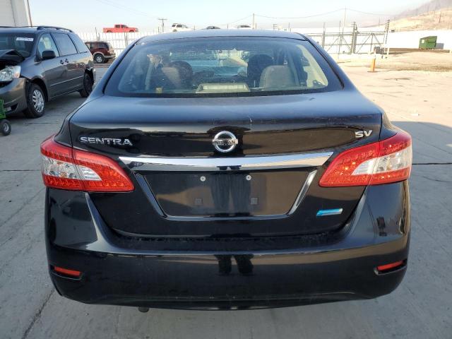 3N1AB7AP8EY217282 - 2014 NISSAN SENTRA S BLACK photo 6