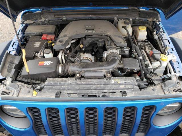 1C6JJTBG2LL154684 - 2020 JEEP GLADIATOR BLUE photo 11