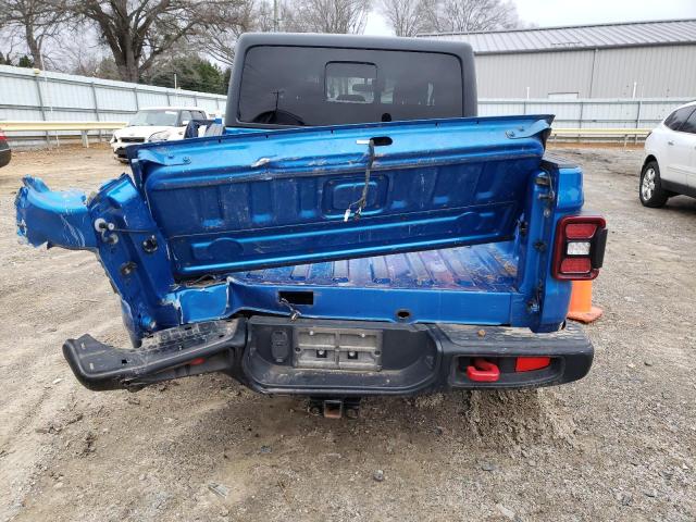 1C6JJTBG2LL154684 - 2020 JEEP GLADIATOR BLUE photo 6