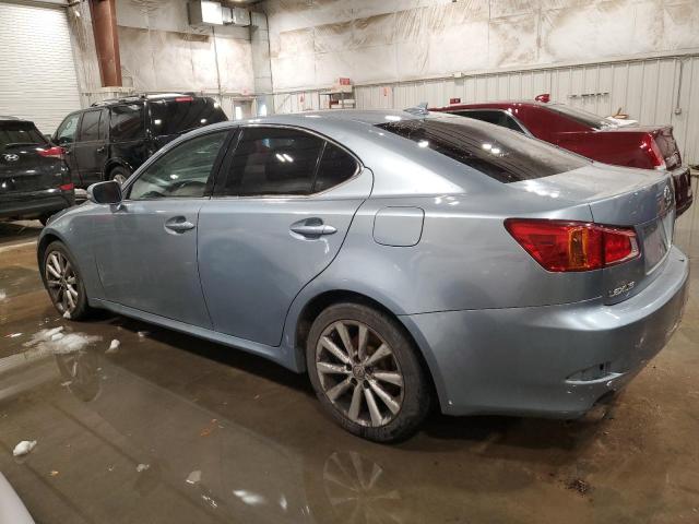 JTHCK262495029673 - 2009 LEXUS IS 250 BLUE photo 2