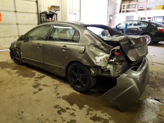 1HGFA16897L088311 - 2007 HONDA CIVIC EX GRAY photo 2