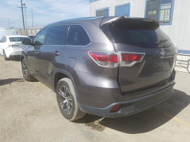 5TDKKRFH9GS148949 - 2016 TOYOTA HIGHLANDER XLE  ფოტო 3