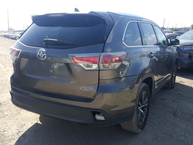 5TDKKRFH9GS148949 - 2016 TOYOTA HIGHLANDER XLE  photo 4