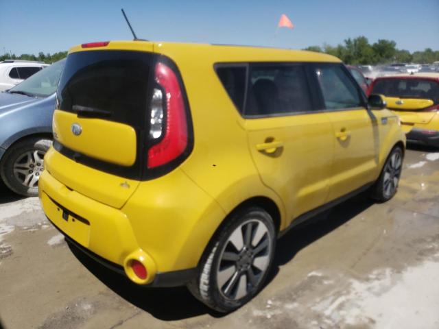 KNDJX3A52E7049324 - 2014 KIA SOUL ! YELLOW photo 3
