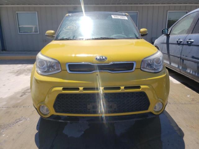 KNDJX3A52E7049324 - 2014 KIA SOUL ! YELLOW photo 5