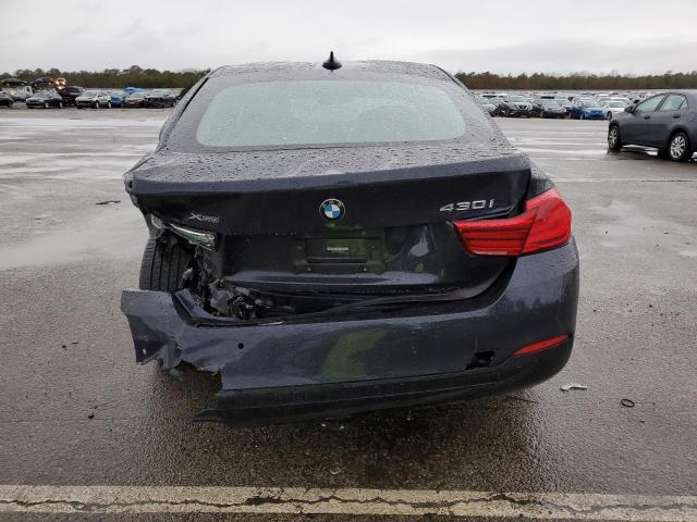 WBA4J3C59KBL10479 - 2019 BMW 430XI GRAN COUPE BLUE photo 6