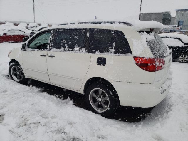 5TDZA23C15S225764 - 2005 TOYOTA SIENNA CE WHITE photo 2