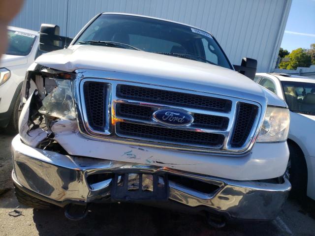 1FTPX14V38FA81154 - 2008 FORD F150 WHITE photo 5